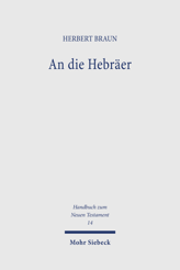 Cover von 'An die Hebräer'