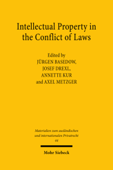 Cover von 'Intellectual Property in the Conflict of Laws'
