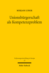 Cover of 'Unionsbürgerschaft als Kompetenzproblem'
