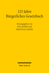 Cover of '125 Jahre Bürgerliches Gesetzbuch'