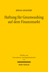 Cover von 'Haftung für Greenwashing auf dem Finanzmarkt'