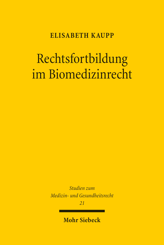 Cover of 'Rechtsfortbildung im Biomedizinrecht'