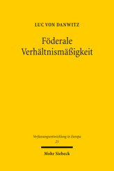 Cover von 'Föderale Verhältnismäßigkeit'