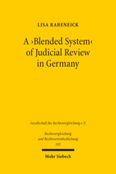 Cover von 'A 'Blended System' of Judicial Review in Germany'