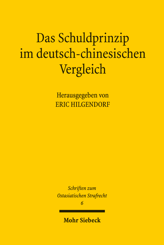 Cover von 'Das Schuldprinzip im deutsch-chinesischen Vergleich'