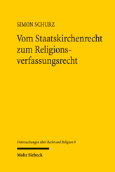 Cover von 'Vom Staatskirchenrecht zum Religionsverfassungsrecht'