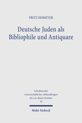 Cover von 'Deutsche Juden als Bibliophile und Antiquare'