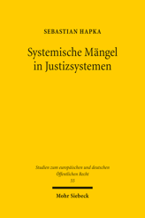 Cover von 'Systemische Mängel in Justizsystemen'