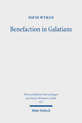 Cover of 'Benefaction in Galatians'