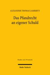 Cover von 'Das Pfandrecht an eigener Schuld'