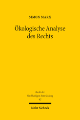 Cover of 'Ökologische Analyse des Rechts'