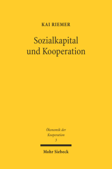 Cover of 'Sozialkapital und Kooperation'