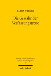 Cover von 'Die Gewähr der Verfassungstreue'