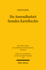 Cover von 'Die Anwendbarkeit fremden Kartellrechts'