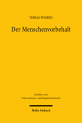 Cover von 'Der Menschenvorbehalt'