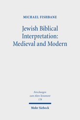 Cover von 'Jewish Biblical Interpretation: Medieval and Modern'