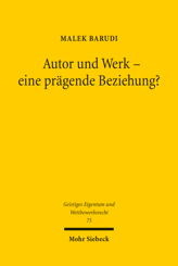 Cover of 'Autor und Werk - eine prägende Beziehung?'