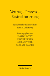 Cover von 'Vertrag - Prozess - Restrukturierung'