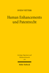 Cover of 'Human Enhancements und Patentrecht'