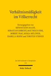 Cover of 'Verhältnismäßigkeit im Völkerrecht'