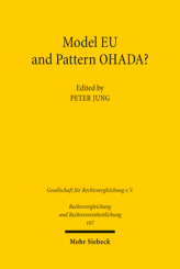 Cover of 'Model EU and Pattern OHADA?'