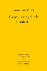 Cover of 'Entschuldung durch Privatrecht'