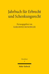 Cover von 'Jahrbuch für Erbrecht und Schenkungsrecht'