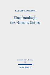 Cover of 'Eine Ontologie des Namens Gottes'