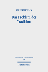 Cover von 'Das Problem der Tradition'