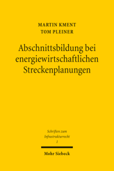 Cover of 'Abschnittsbildung bei energiewirtschaftlichen Streckenplanungen'
