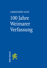 Cover of '100 Jahre Weimarer Verfassung'