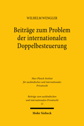 Cover von 'Beiträge zum Problem der internationalen Doppelbesteuerung'