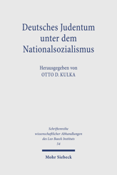 Cover von 'Deutsches Judentum unter dem Nationalsozialismus'