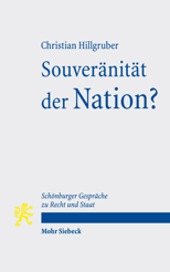Cover of 'Souveränität der Nation?'