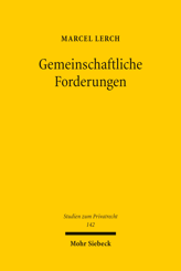 Cover von 'Gemeinschaftliche Forderungen'