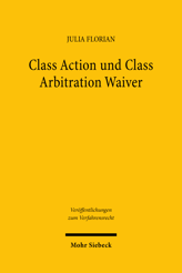 Cover von 'Class Action und Class Arbitration Waiver'