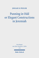 Cover von 'Punning in Odd or Elegant Constructions in Jeremiah'