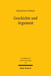 Cover von 'Geschichte und Argument'