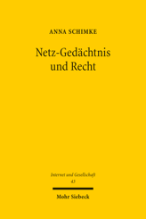 Cover of 'Netz-Gedächtnis und Recht'