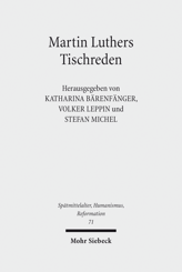 Cover of 'Martin Luthers Tischreden'
