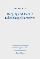 Cover von 'Weeping and Tears in Luke's Gospel Narratives'