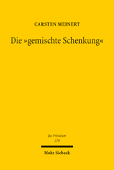 Cover of 'Die »gemischte Schenkung«'