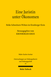 Cover of 'Eine Juristin unter Ökonomen'