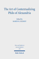 Cover of 'The Art of Contextualizing Philo of Alexandria'