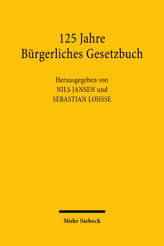 Cover von '125 Jahre Bürgerliches Gesetzbuch'