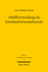 Cover von 'Abfallvermeidung im Kreislaufwirtschaftsrecht'