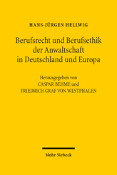 Cover von 'Berufsrecht und Berufsethik der Anwaltschaft in Deutschland und Europa'