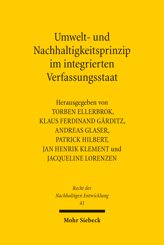 Cover of 'Umwelt- und Nachhaltigkeitsprinzip im integrierten Verfassungsstaat'