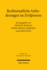Cover of 'Rechtsstaatliche Anforderungen im Zivilprozess'