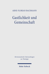 Cover of 'Gastlichkeit und Gemeinschaft'